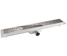 Nerūdijančio plieno dušo latakas BIELBET Bubble Mirror, 800 mm