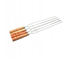 Nerūdijančio plieno iešmai BBQ Kebab Fruit medinėms pagaliukoms
