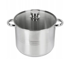 Nerūdijančio plieno PUODAS 12L GASTRO INDUKCINIS 28CM AUKŠTAS DIDELIS TOPFANN