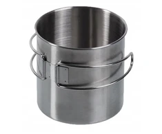 Nerūdijančio plieno puodelis Mil-Tec, 800 ml