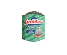Taffel Nerūdijančio plieno šveistukai SPONTEX STEELMAX, 3 vnt.