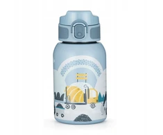 Nerūdijančio plieno termo butelis su šiaudeliais, 350ml. PETITE&amp;MARS statyba