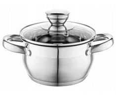 NERŪDIJANTOJO PUODAS OLIVER FLORINA 16 CM INDUKCINĖ DUJINĖ INDUKCIJA 1,8 L