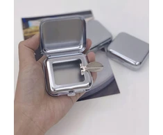 Nešiojamoji peleninė 6X53X2CM METALINĖ KIŠENĖ MAŽA, ATVARI, PRAKTIŠKA