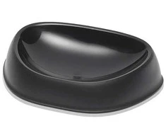 Neslidus dubenėlis naminiams gyvūnams Sensibowl Moderna 200ml plastikinis/juodas