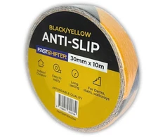 Neslystanti juosta FASTSHIFTER, 30 x 10 x 0,65 mm, juodos/geltonos sp.