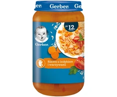 Nestle Gerber Junior vakarienė vaikams rizotas su kalakutiena ir daržovėmis 12 m+ 250 g