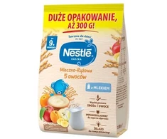 NESTLE Kaszka mleczno-ryżowa 5 Owoców 9mc 300g
