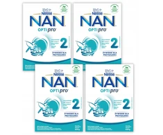 Nestle Nan Optipro 2 formulė po 6 mėnesių Rinkinys 4x 650 g
