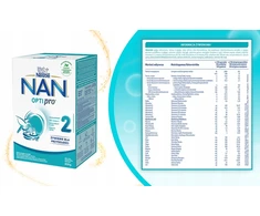 Nestlé NAN OptiPro 2 pieno formulė vaikams nuo 6 iki 12 mėnesių 6x 650 g