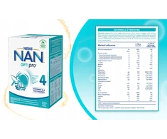 Nestlé NAN OptiPro 4 pieno formulė vaikams nuo 2 metų 6x 650 g