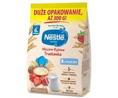 NESTLE PIENO IR RYŽIŲ GRITŲ, braškių 300g po 6 mėn
