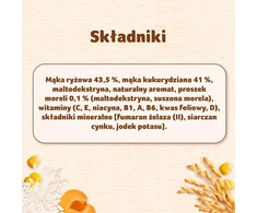 Nestlé Proste Zboża Ryžių ir kukurūzų košės abrikosai po 6 mėnesių 144 g