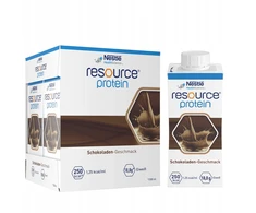 NESTLE RESOURCE PROTEIN šokolado skonio 4 x 200 ml