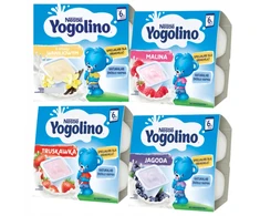 Nestlé Yogolino pieno ir vaisių desertas kūdikiams po 6 mėnesių 4x400g
