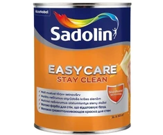 Nešvarumus atstumiantys sienų dažai SADOLIN EASYCARE, matiniai, baltos sp., BW bazė, 1 l