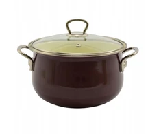 Net Pol Emalio puodas 20cm 3,8L w/p Luca violetinė