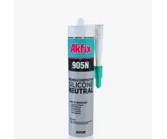 Neutralus Silikoninis Hermetikas AKFIX 905N, juodos sp., 310 ml