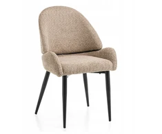 New Home BOUCLE MINŠTA ŠENILĖ KĖDĖ DARK BEIGE GLAMOUR DIENAS BERGAMO