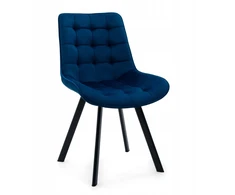 New Home GLAMOUR GLAMOUR NAVY Mėlynas TORI MINŠTA AKSOMINĖ KĖDĖ SVETAINEI VALGOMUI