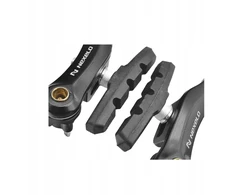 Nexelo Dviračio stabdžių kaladėlės V-Brake trinkelės priekiniai galiniai 110 mm juodi SET