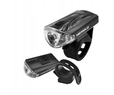 Nexelo Dviračio žibintas, priekinis dviračio žibintas, maitinamas akumuliatoriumi, 2 LED funkcijos, 0,5W