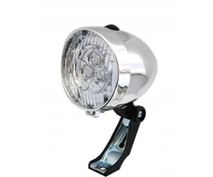 Nexelo Dviračio žibintas, priekinis dviračio žibintas, 3 LED, maitinamas akumuliatoriumi RETRO