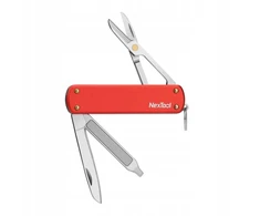 NexTool Mini Pocket Knife NE0142 4in1 raudonas daugiafunkcis peilis