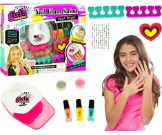 Nicola Toys Nagų dažymo rinkinys, nagų džiovintuvas, manikiūro rinkinys 3058