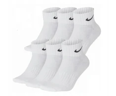 NIKE EVER DAY UNISEX KOJINĖS 42-46 DYDŽIO BALTOS 6 POROS