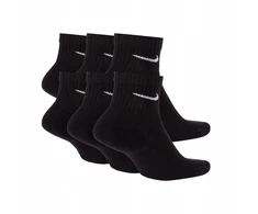 NIKE Everyday Cush Ankle 6-Pack kojinės - 6 poros DRI-FIT Juodas dydis S / 34-38
