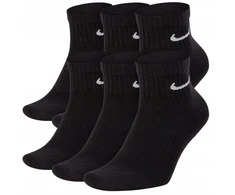 NIKE SOCKS Juodas DYDIS. 38-42 6 PAIR 6 PACK SX7669-010 CLASSIC