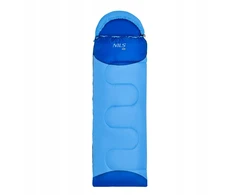 Nils Camp Šiltas Mummy Tourist miegmaišis su gobtuvu 180x60 cm Vaikams NILS