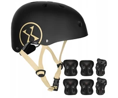 Nils Extreme Kask Orzeszek L 58-61 cm su Apsaugomis