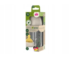 NIP ne. Buteliukas 240 ml stiklinis "Cherry Žalias" girl, 0m+, M latekso žindukas