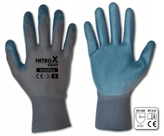 NITROX GRAY nitrilo darbo pirštinės 9 RWNGY9