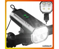 Nobitech USB DVIRAČIO LEMPAS PRIEKINIS GARŠAS PRIEKINIS APŠVIETIMO SKAMBAS SU POWERBANK
