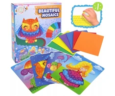 Nobo Creative Foam Mosaic Scrapbook Super Kid Owl Flower