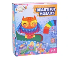 Nobo Creative Foam Mosaic Scrapbook Super Kid Owl Flower