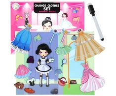 Nobo Dėlionė Dėlionė Magnetinis lėlių aprengimas Lėlės modelis Styling 58 el.