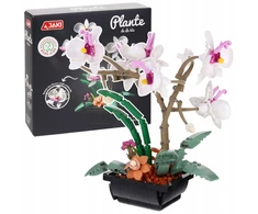 Coil Nobo Konstrukciniai Žaislai: Baltas Orchidėjos Gėlės Kūrinys 581 Detalės