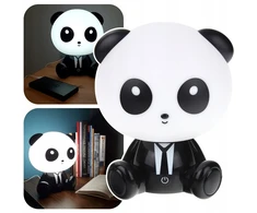 Nobo Lampka Nocna Dziecięca Meškiukas Panda Dla Dzieci Lampka na Biurko LED