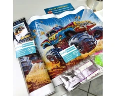 Norimpex Deimantinis siuvinėjimas automobilis MonsterTruck Mosaic Deimantinis paveikslas 30x40cm