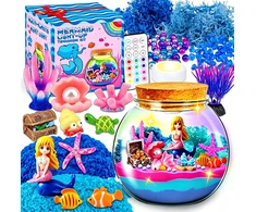 Norimpex Kūrybinis Mermaid rinkinys mergaitėms Kinetic Sand Night Light, pasidaryk pats