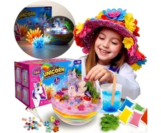 Norimpex TERRARIUM UNICORN LED LEMPAS VAIKŲ KAMBARIO RINKINYS SU KRISTOLAIS