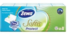 Nosinaitės Softis Protect Zewa 10pak.x9vnt./4sluok. Protect