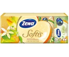 Nosinaitės Softis Zewa 10pak.x9vnt./4sluok. Honey Blossom