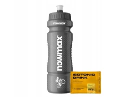 nowmax VANDENS BUTELIS SPORTINIAM DVIRAČIUI SU snapeliu, NEKANČIUS 900ml
