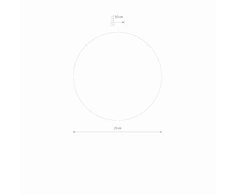 Sieninis šviestuvas Šviestuvas sieninis Nowodvorski RING MIRROR S, 7 W,LED,10276