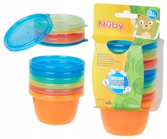 Nuby rinkinys, daugiaspalvis plastikas
